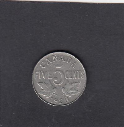 Beschrijving: 5 Cent GEORGIUS V